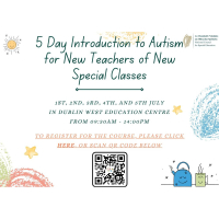 26SUM13 NCSE Summer Course: Introduction to Autism for teachers in Schools Opening their First Autism Class 