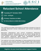 NEPS & ESCI: Reluctant School Attendance Webinar
